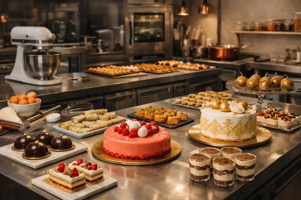 vitrine de pâtisseries raffinées compressed