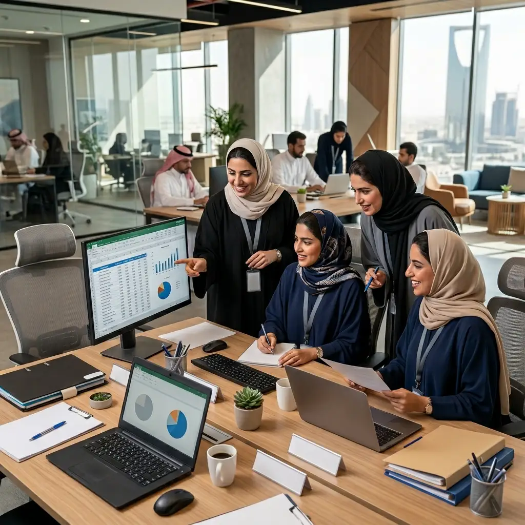 وظيفة موظفة استقبال في شركة مقاولات بالأحساء